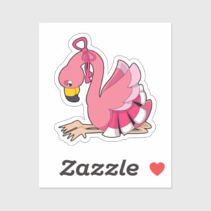 Flamingo with Ribbon
