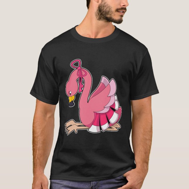 Flamingo with Ribbon T-Shirt (Front)