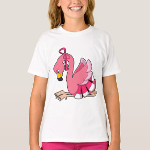 Flamingo with Ribbon T-Shirt