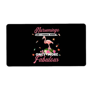 Flamingo Womens Nursemingo Like Normal Nurse