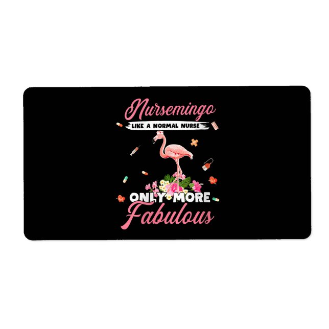Flamingo | Womens Nursemingo Like Normal Nurse (Front)