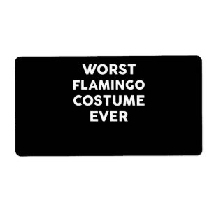 Flamingo Worst Flamingo Costume Ever