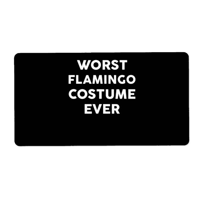 Flamingo | Worst Flamingo Costume Ever (Front)