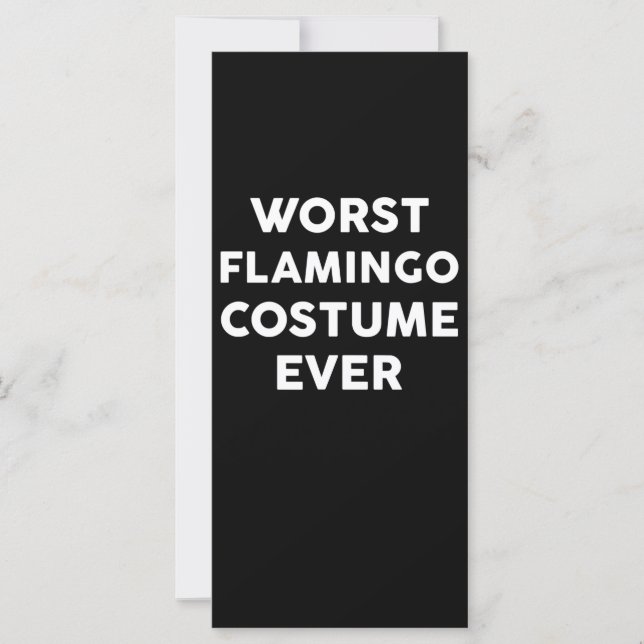 Flamingo | Worst Flamingo Costume Ever (Front)