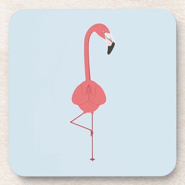 FLAMINGO YOGA COASTER (Front)