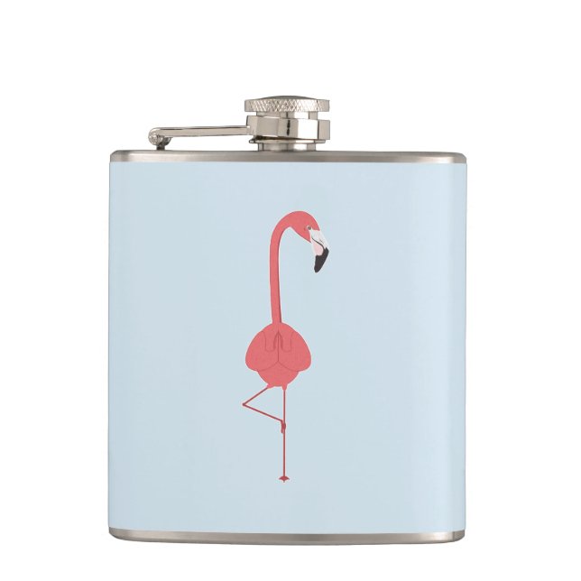 FLAMINGO YOGA HIP FLASK (Front)