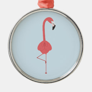 FLAMINGO YOGA METAL TREE DECORATION