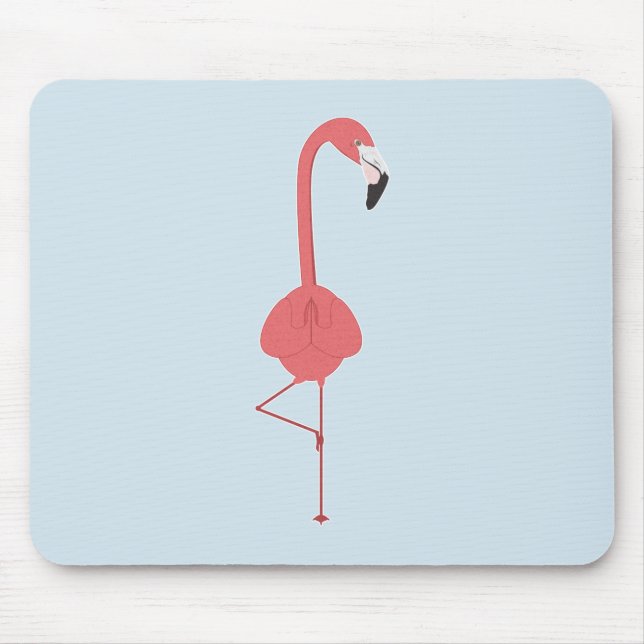 FLAMINGO YOGA MOUSE PAD (Front)