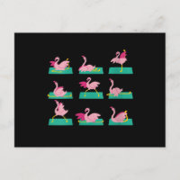 Flamingo Yoga Poses Meditation Workout Exercise
