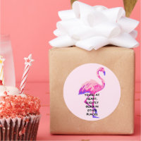 Flamingo Young At Heart Funny Saying Quote
