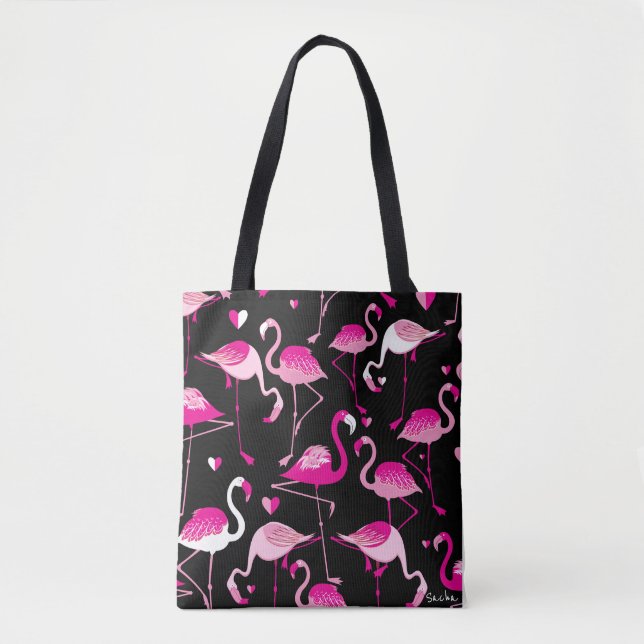 Flamingoes Tote Bag (Front)