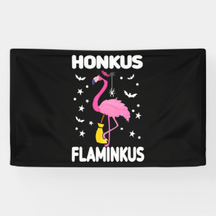 Flamingoo Honkus Flaminkus Halloween Flamingoo Banner