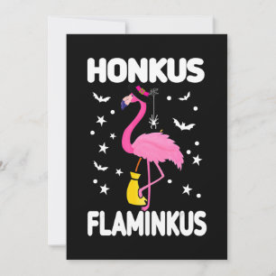 Flamingoo Honkus Flaminkus Halloween Flamingoo Invitation