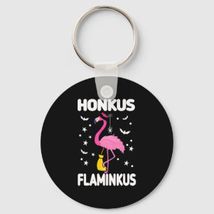 Flamingoo Honkus Flaminkus Halloween Flamingoo Key Ring
