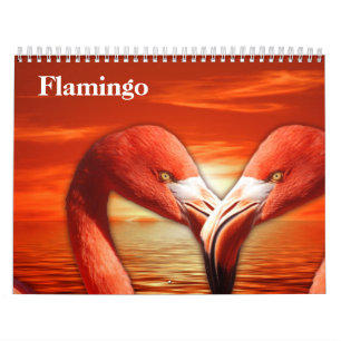 Flamingos 2025 calendar