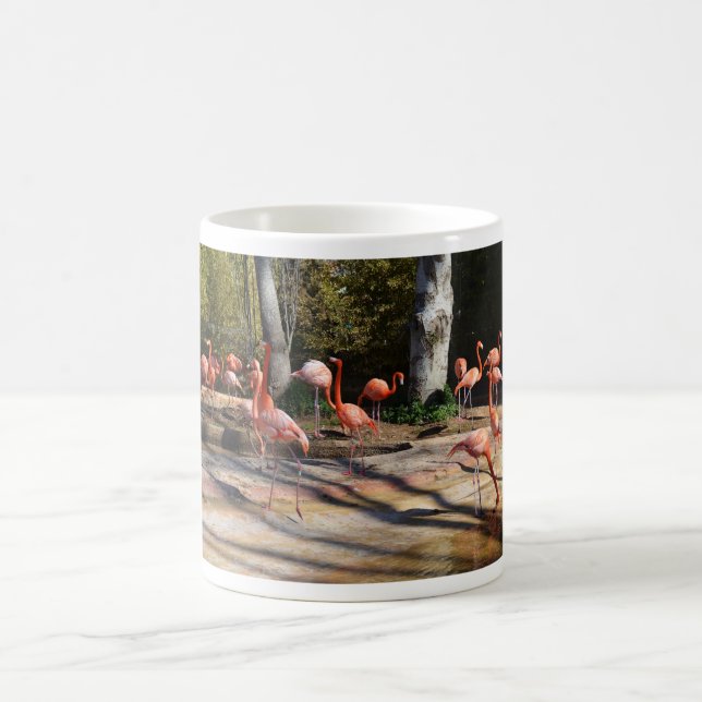 Flamingos animal coffee mug (Center)