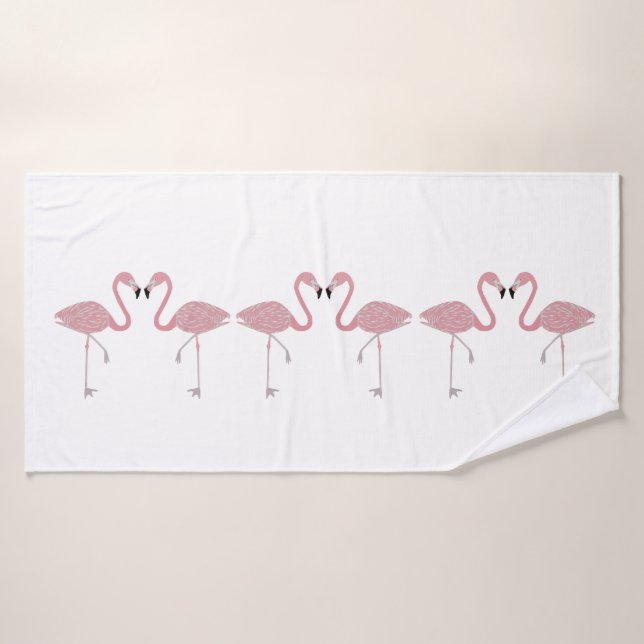 Flamingos Bath Towel (Bath Towel)