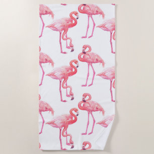 Flamingos Beach Towel