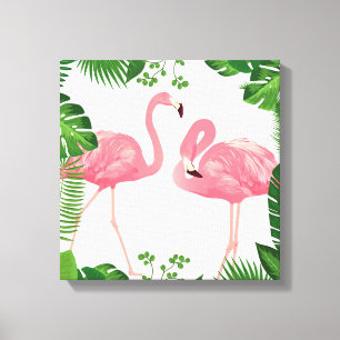 Flamingos Canvas Print