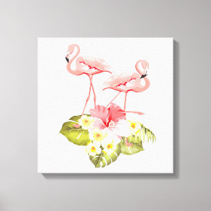 Flamingos Canvas Print