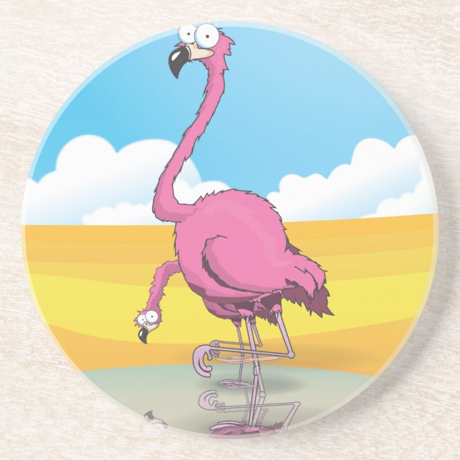 flamingos coaster (Front)