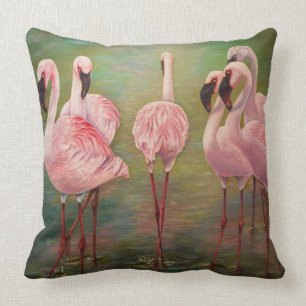 Flamingos Cushion