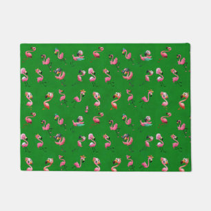 Flamingos Doormat