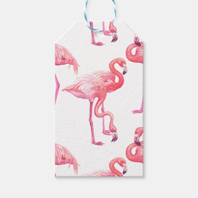 Flamingos Gift Tags (Front)