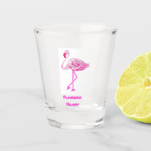 Flamingos Glory  Shot Glass