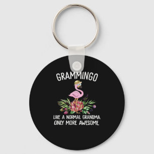 Flamingos   Grammingo Like A Normal Grandma Key Ring