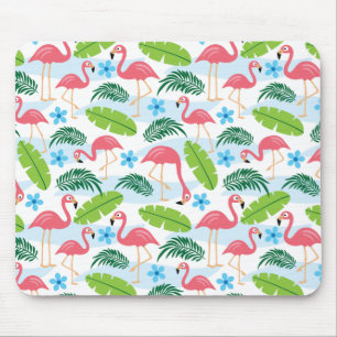 Flamingos in Paradise Mousepad