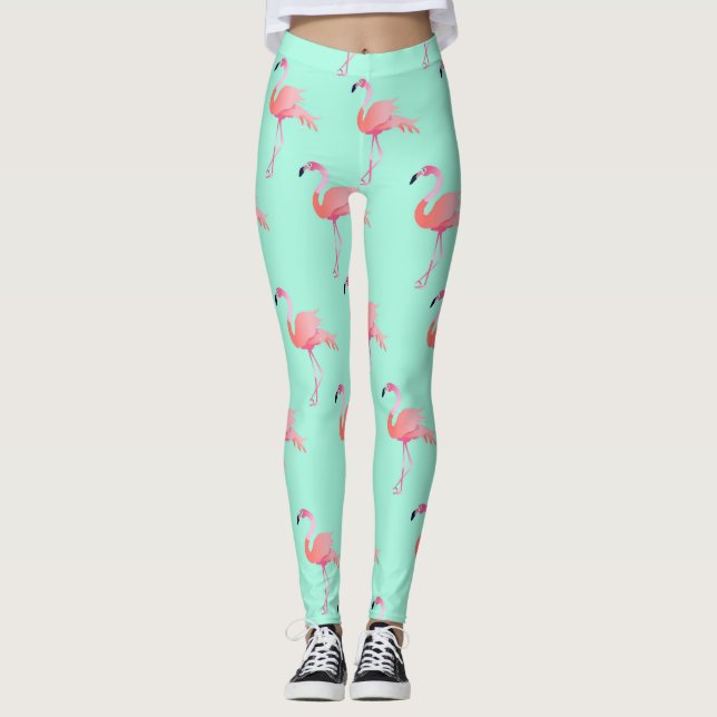 Flamingos Leggings (Front)