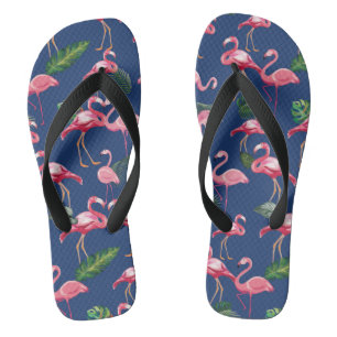 Flamingos Love Pattern 2 Jandals