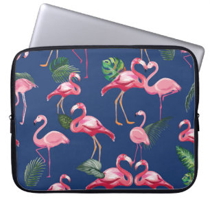 Flamingos Love Pattern 2 Laptop Sleeve