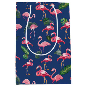 Flamingos Love Pattern 2 Medium Gift Bag