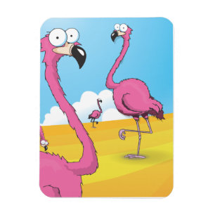 flamingos magnet