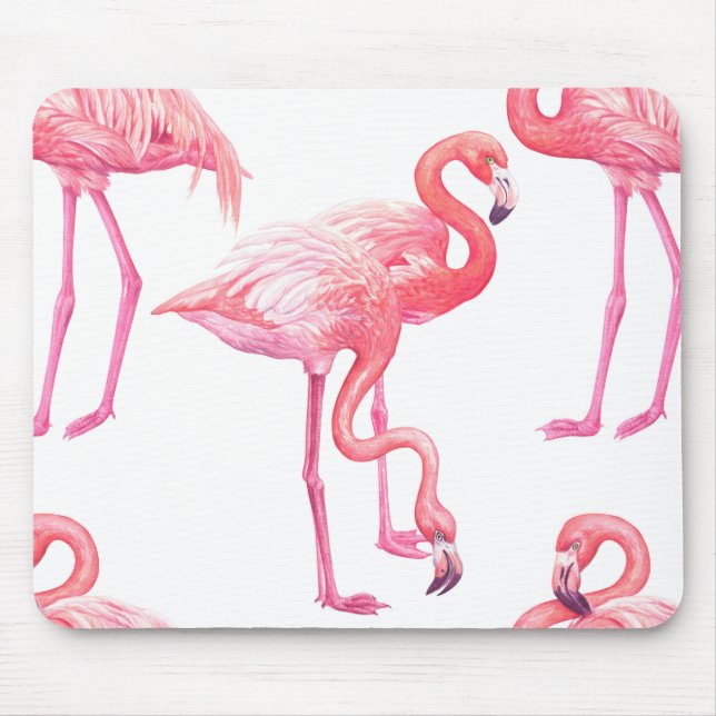 Flamingos Mouse Pad (Front)