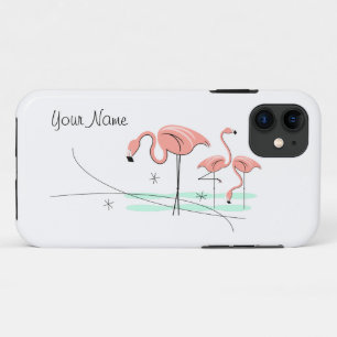 Flamingos Ocean Trio 3 'Name' iPhone 11 tough Case-Mate iPhone Case