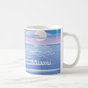 Flamingos On the Beach - Miami Coffee Mug