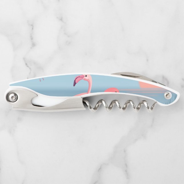 Flamingos Pattern 1 Corkscrew (Front)