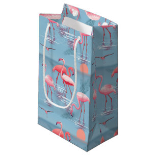 Flamingos Pattern 1 Small Gift Bag