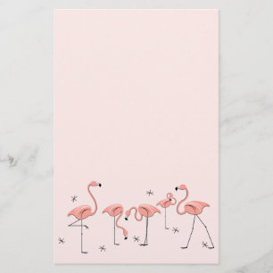 Flamingos Pink Group stationery
