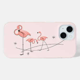 Flamingos Pink Trio iPhone case