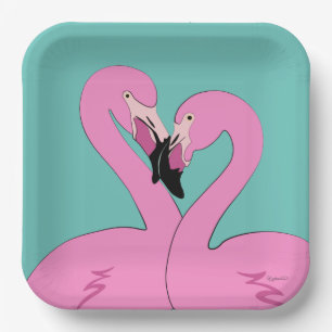Flamingos Plate