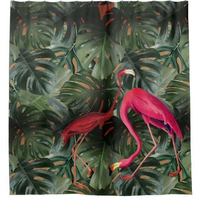Flamingos Shower Curtain (Front)