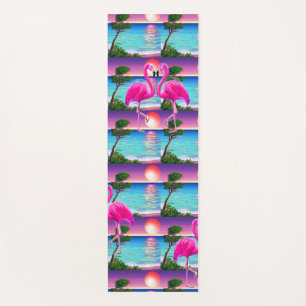 Flamingos Sun Yoga Mat