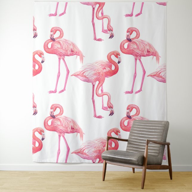Flamingos Tapestry (In Situ)