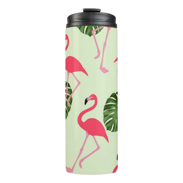 Flamingos Thermal Tumbler (Front)