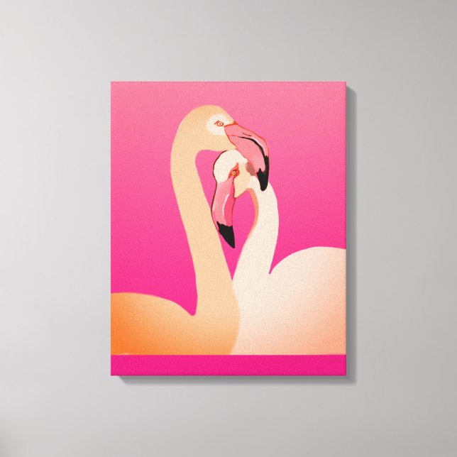 Flamingos Wall Art (Front)