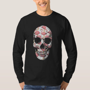 Flamingoween Wading Bird  Pink Scary Flamingo Hall T-Shirt